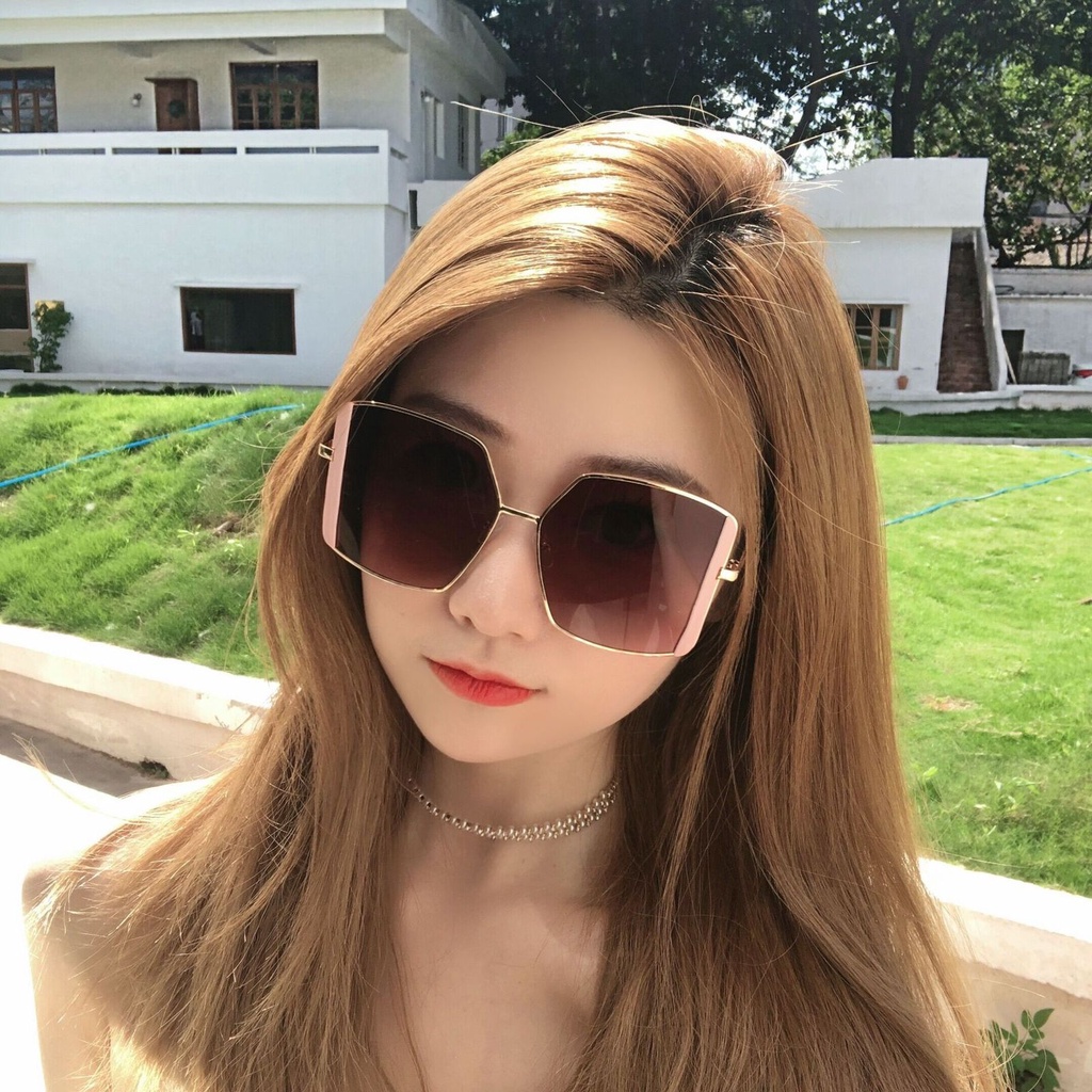 Jual WBS Kacamata Bingkai Logam Besar Korea Wanita Untuk Kacamata