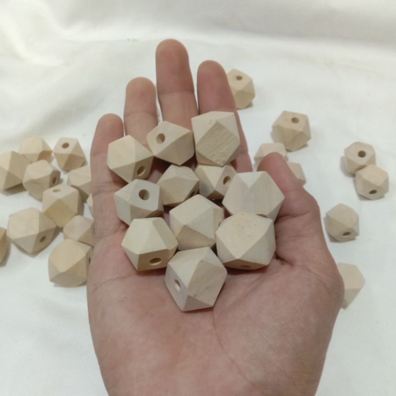 Manik Kayu Diamond Natural | Manik hexagon | Manik Kayu Wajik