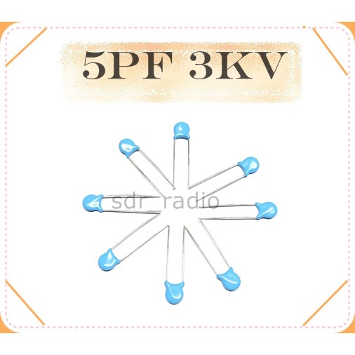 High Voltage Kapasitor 5 5pf 5 pf 3kV Ceramic Capacitor 3000 v