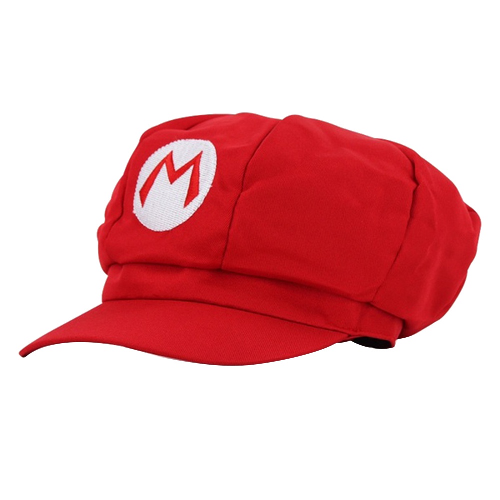 Topi Bentuk Octagonal Desain Super Mario Bros Luigi Untuk Cosplay