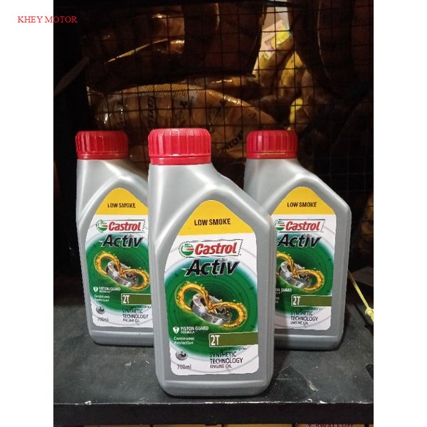 OLI CASTROL 2T LOW SMOCK / OLI SAMPING CASTROL 2T.