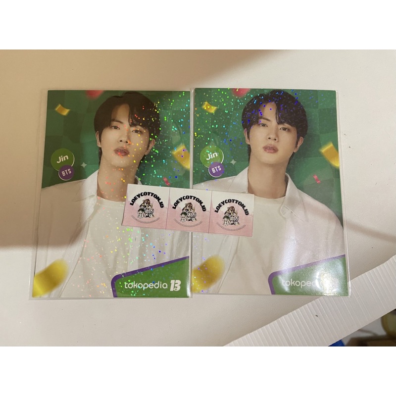 POSTCARD JIN BTS toko ijo hijau