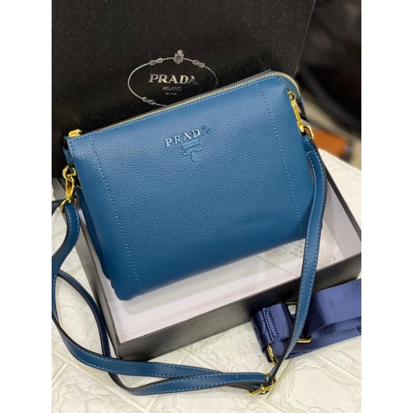 tas fashion Prada slingbag ,clutch selpamg 3ruang free box