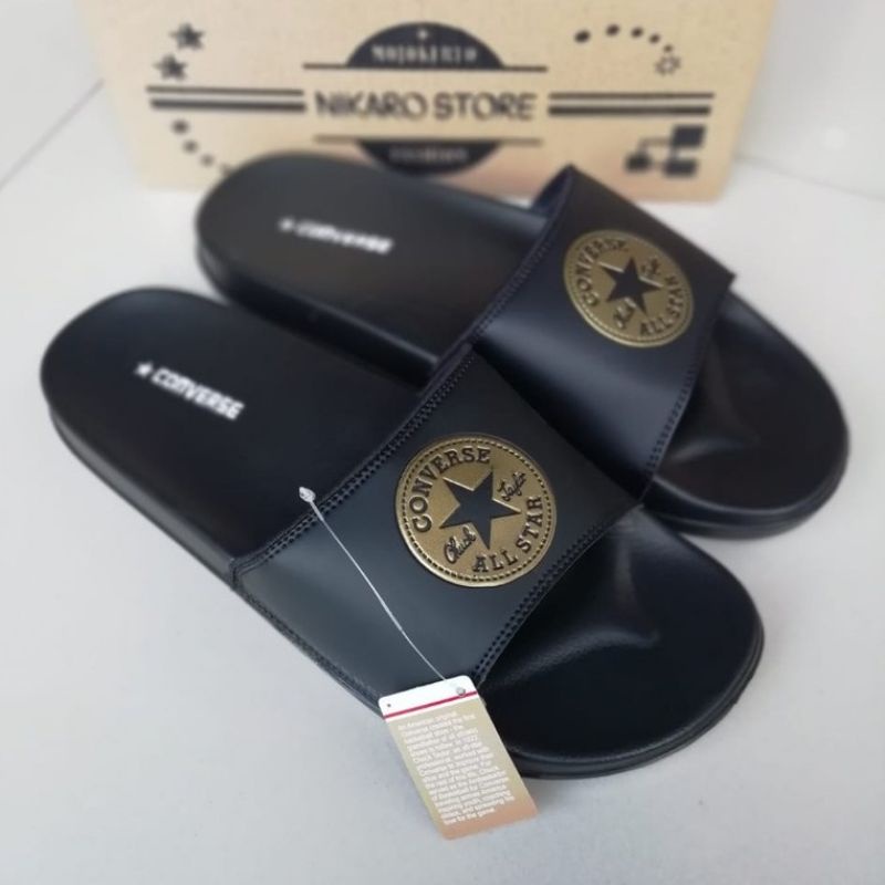 SENDAL SLOP SLIP ON SLIDE SANDAL PRIA WANITA PYLON HIGH QUALITY.