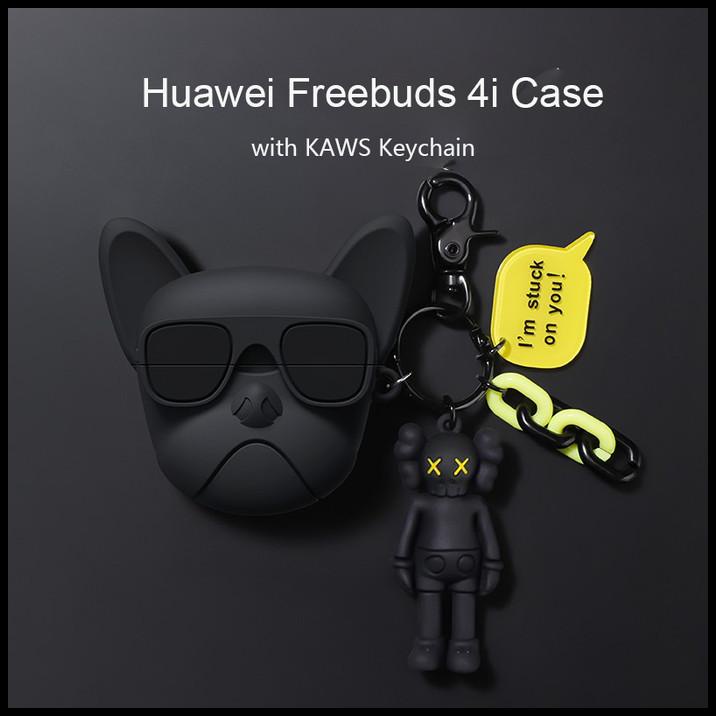 Freebuds 4I Case Kacamata Bulldog Case Huawei Freebuds 4I