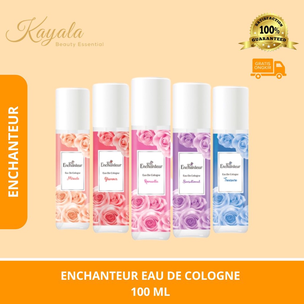 ENCHANTEUR EAU DE COLOGNE 100 ML - PARFUM ENCHANTEUR - EDP ENCHANTER - PARFUM COLOGNE ENCHANTEUR