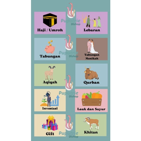 

[PART 4] STIKER BUDGETING / STIKER DOMPET KEUANGAN / STIKER DOMPET PINTAR