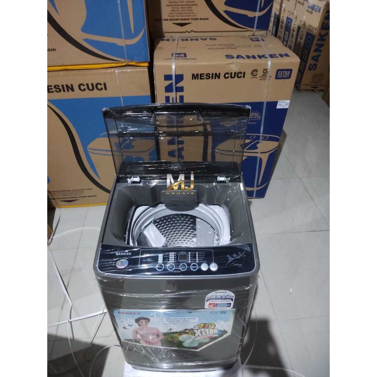 MESIN CUCI 1 TABUNG SANKEN AWS 866 TOP LOADING 7 KG AWS866