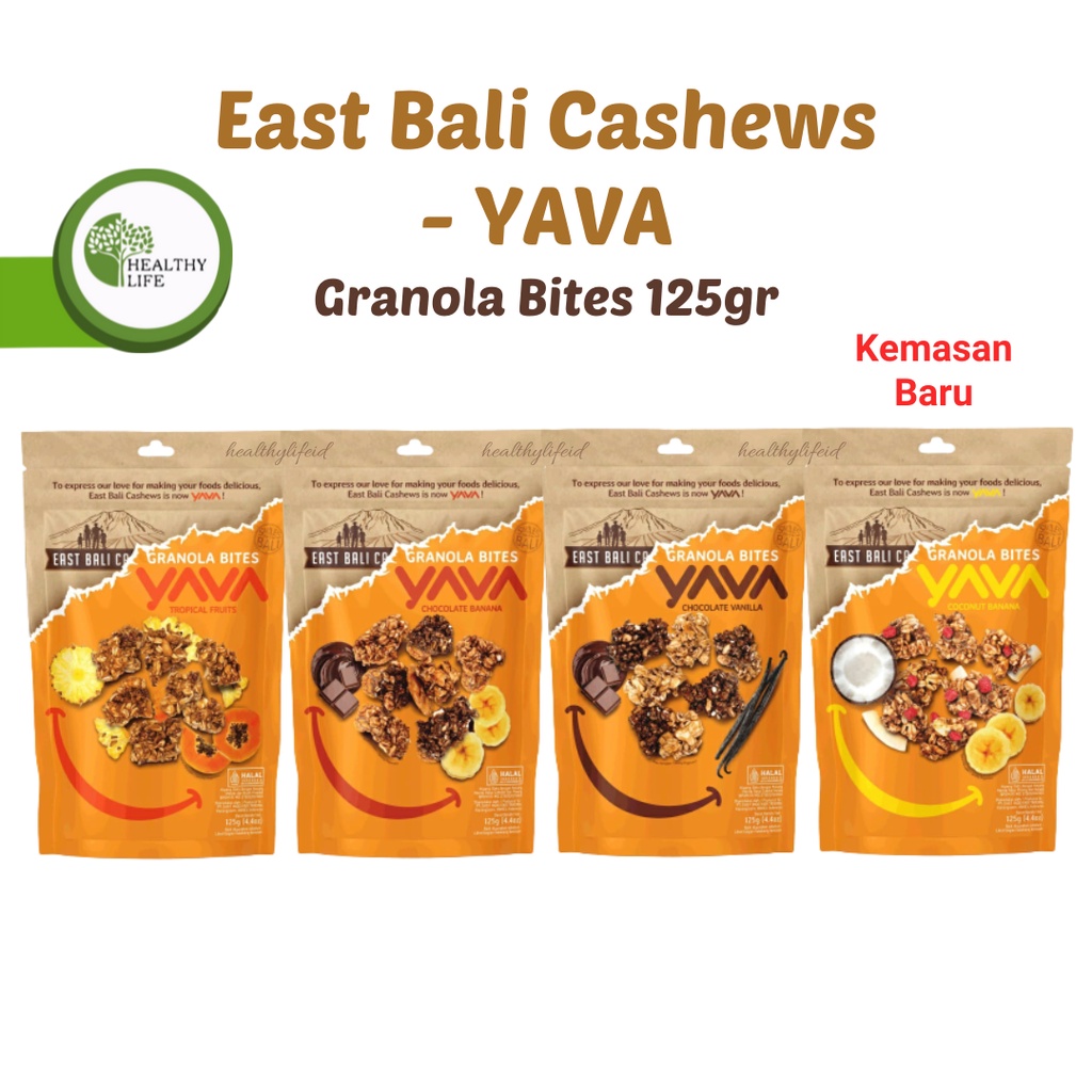 East Bali Cashews - Yava - Granola Bites 125gr