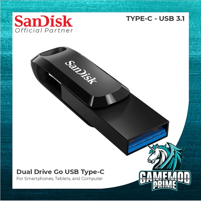 Sandisk OTG USB Type-C USB 3.1 Ultra Dual Drive Go 32 64 128 256 GB