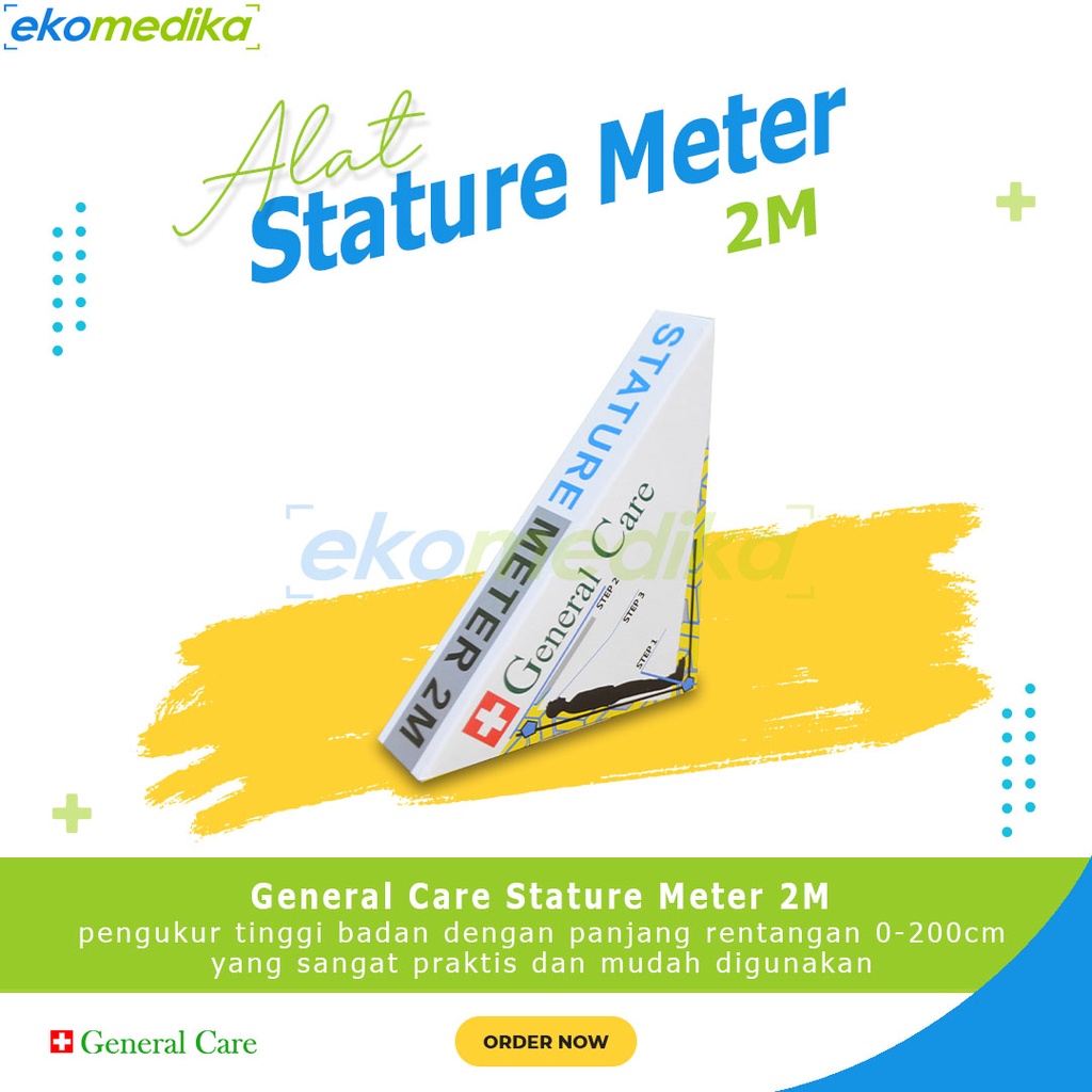 STATURE METER / Microtoise / Pengukur Tinggi Badan / Alat Ukur Tinggi Badan Meteran Badan GC General Care