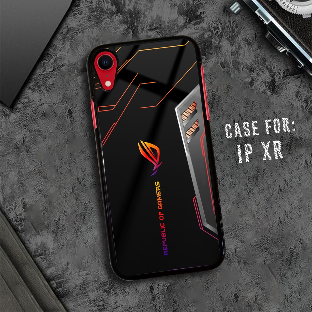 Case IPHONE XR  - Casing IPHONE XR Terbaru [ ROG ] Silikon IPHONE XR - Case Hp IPHONE XR - Cassing H