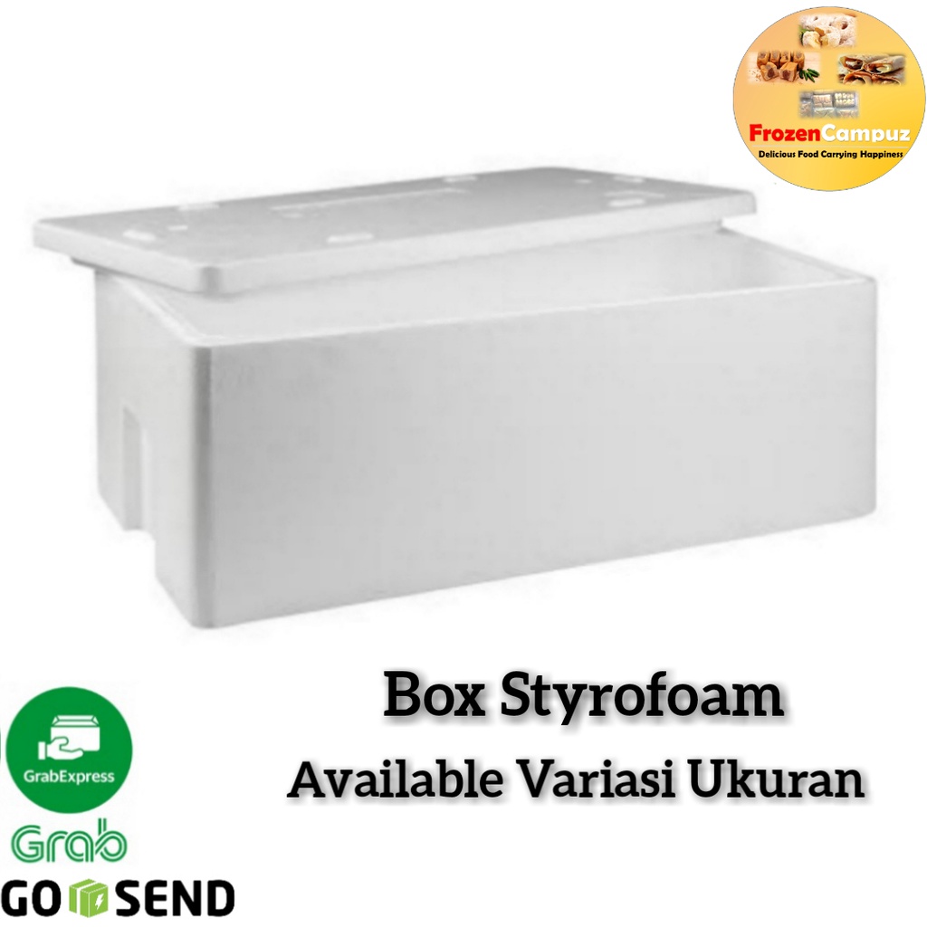Box Styrofoam Kotak Sterofoam Variasi Ukuran/Styrofoam Box Makanan