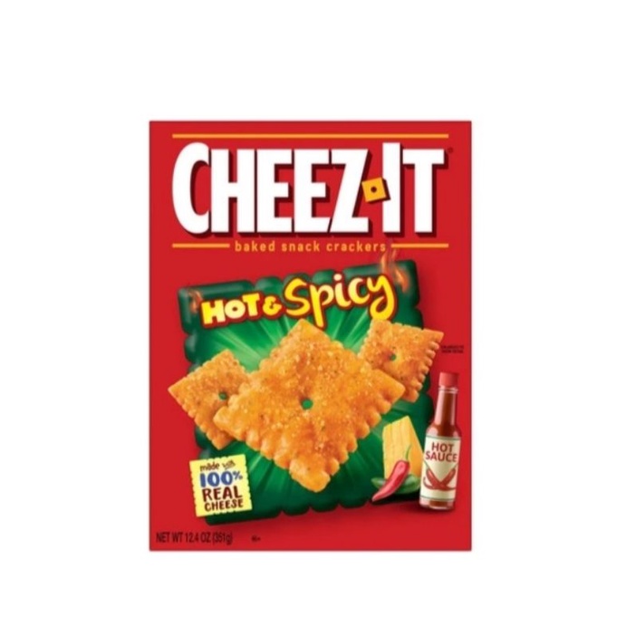 

cheez it snacks crackers hot spicy 351gr