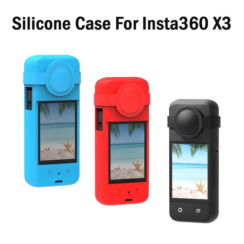 Top Silicone Case Soft Panoramic Pelindung Kamera Penutup Lensa