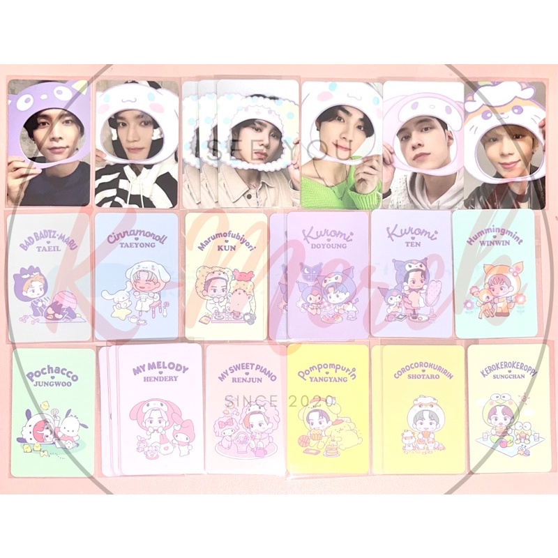 NCT X Sanrio Trading Card ver B TC Taeil Johnny Taeyong Kun Doyoung Ten Winwin Jungwoo Xiaojun Hende