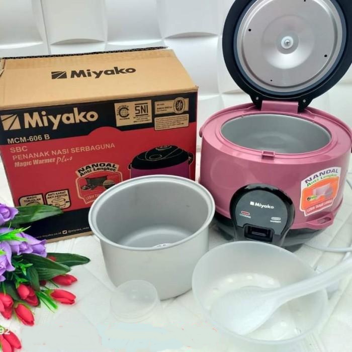 Miyako Rice Cooker Mini 0.6 Liter 3 in 1 - MCM606B-SBC