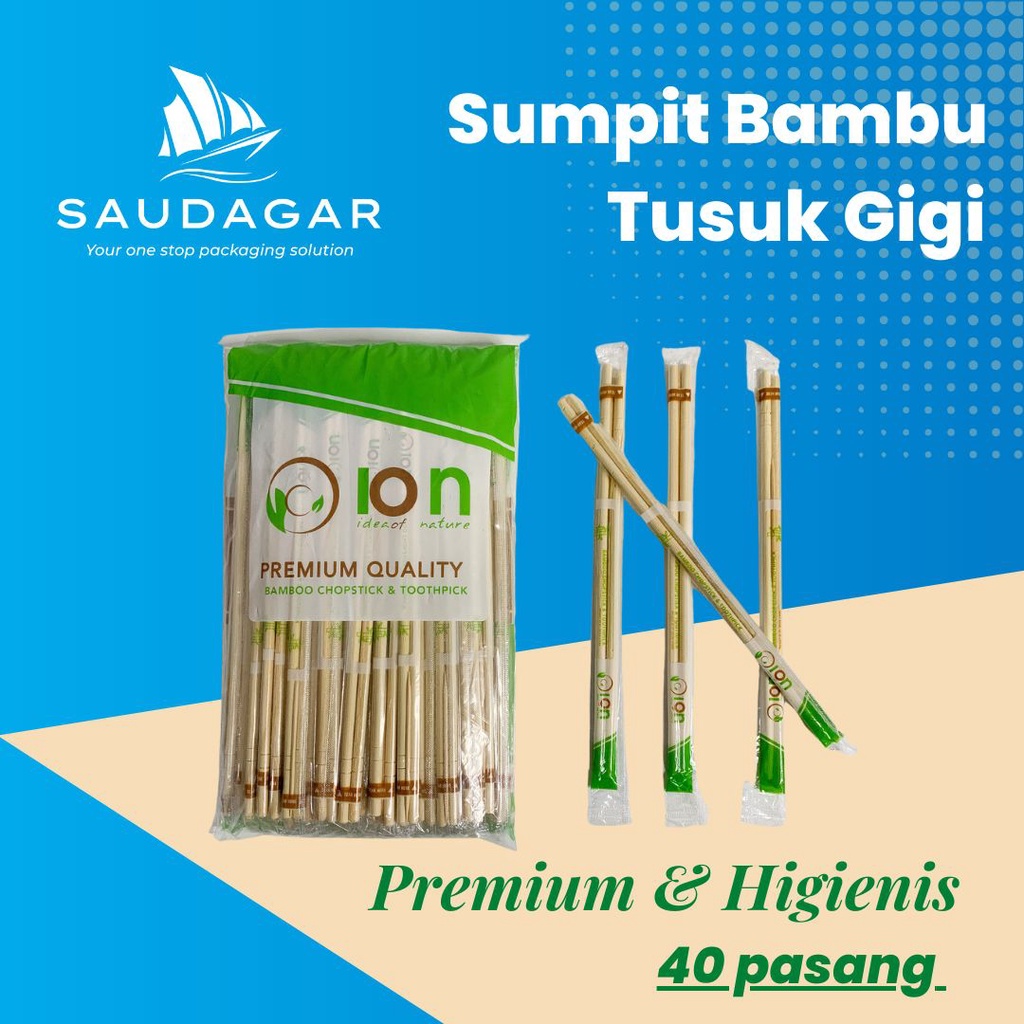 Sumpit Bambu Tusuk Gigi Premium