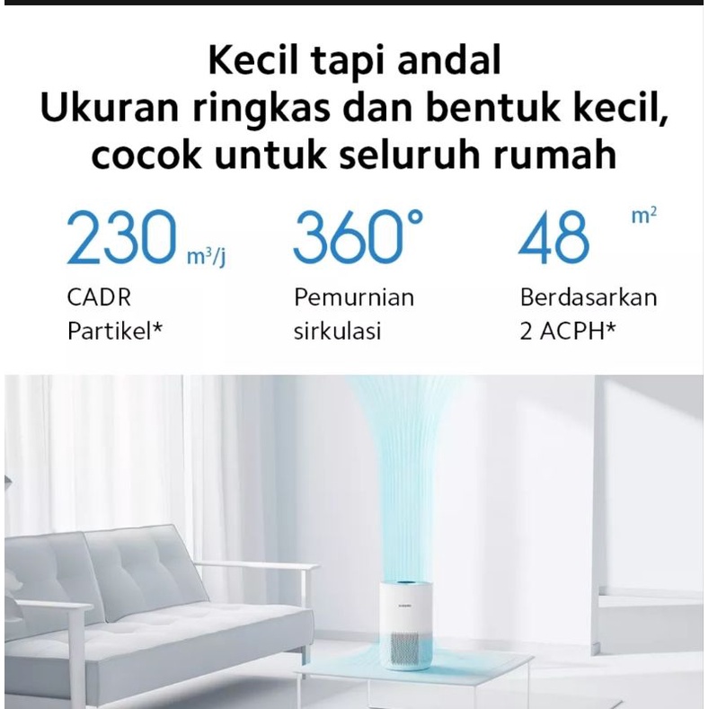 Xiaomi Smart Mi Air Purifier 4 Compact Garansi Resmi