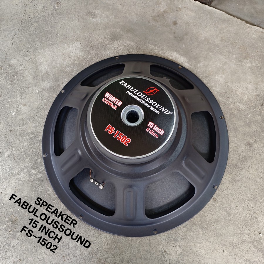 Speaker Fabuloussound 15 Inch FS-1502 FS1502 FS 1502 Fabulous Sound