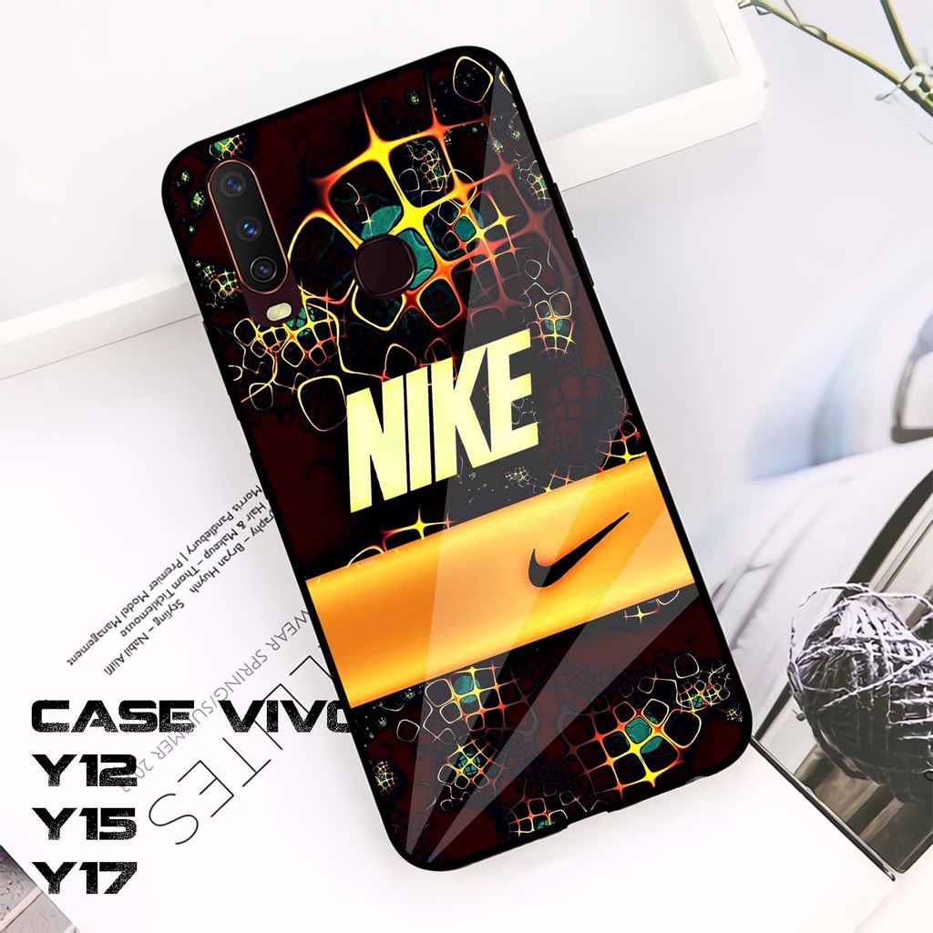 Case Kilau VIVO Y12 | Y15 | Y17 | Casing Hp Glossy Motif Aesthetic Add