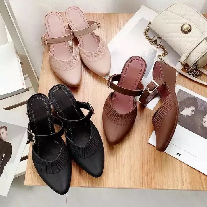 Sandal Selop Kokop Wedges Jelly Wanita Porto Lady LET kondangan semi formal ringan 36 37 38 39 40