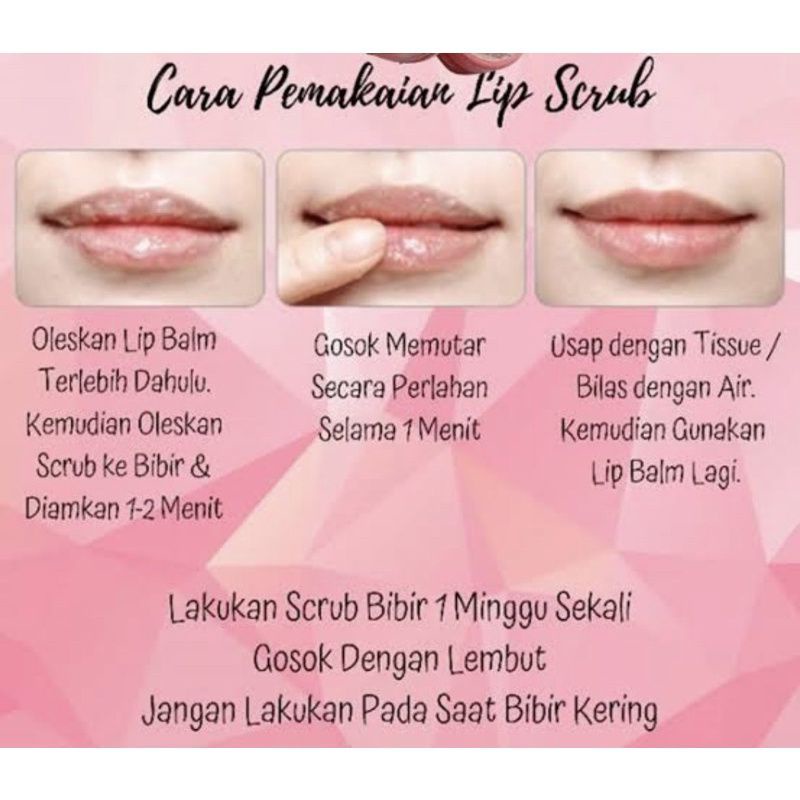 LIPS SCRUB PINK GLOSSY