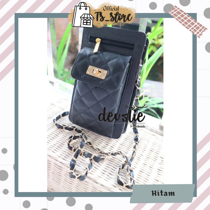 tas hp wanita Tas Terbaru/Tas Selempang Wanita/Tas Korea/Pocket Hp - Hitam G6Z8 EXCLUSIVE PREMIUM ta