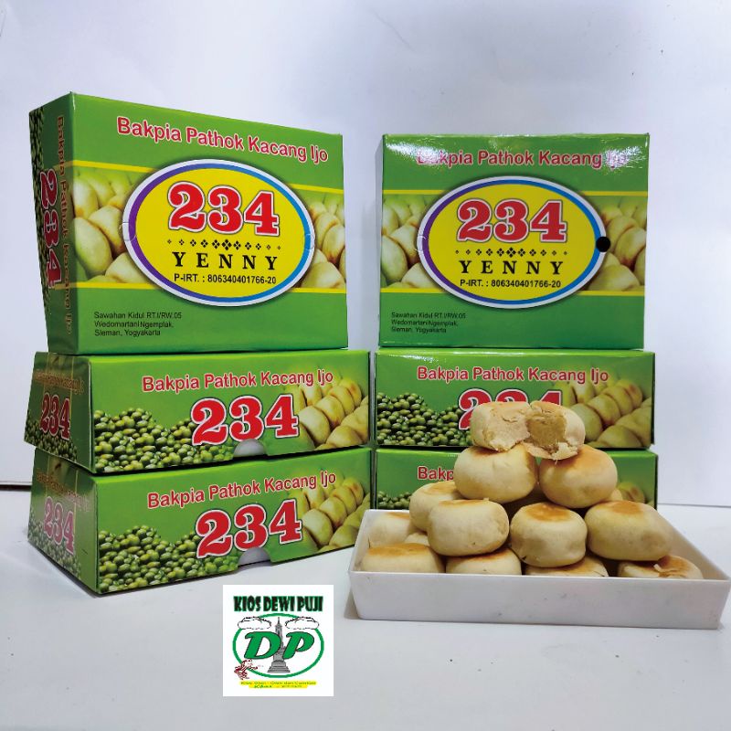 

Bakpia Pathok -234- KACANG HIJAU (Kering)