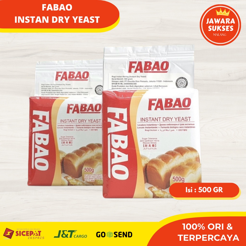 

FABAO Instant Dry Yeast 500gr | Ragi kering Instan