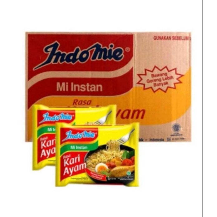 

INDOMIE KARI AYAM 1 DUS ISI 40 PCS