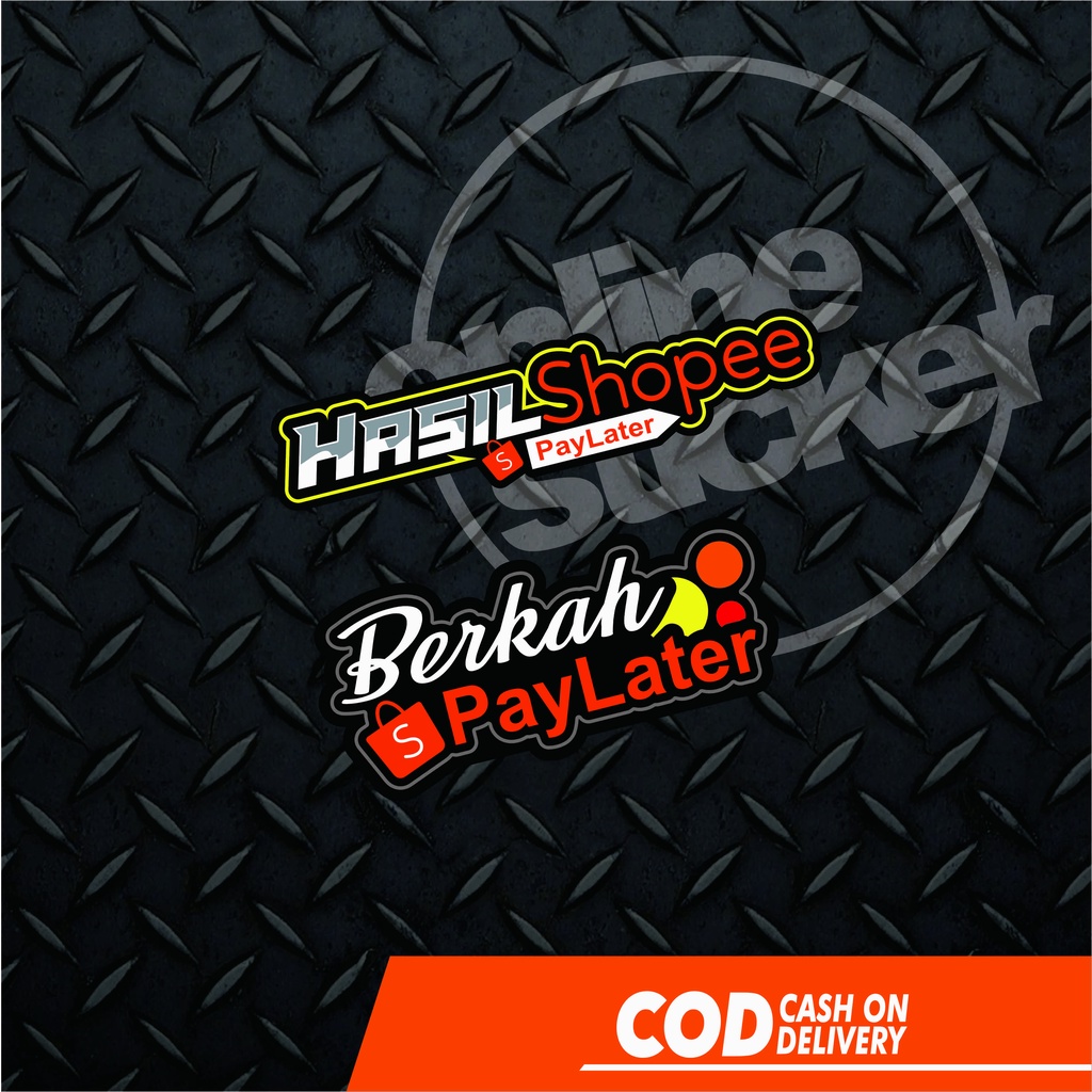 sticker Shopee PayLater | sticker UV