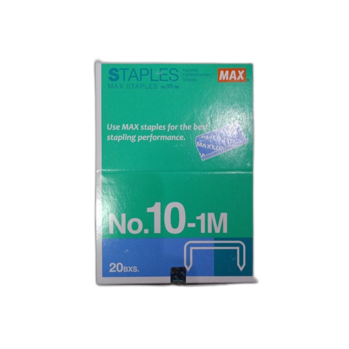 

Staples Max No 10 / 1 Pack Isi 20 Kotak