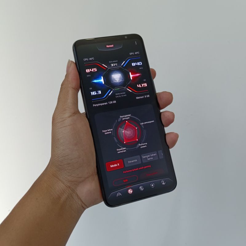 Asus rog phone 5 8/128gb second bagus