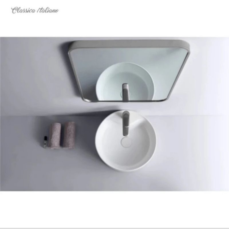 Classica Italiano wastafel cuci tangan keramik modern minimalis + afur