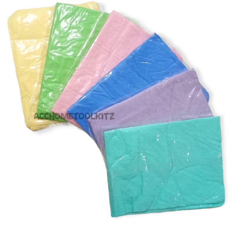 LAP KANEBO LEMBARAN BESAR BERSERAT REFILL LEBAR JUMBO 43cm X 32cm X 0.2mm KAIN SERAT CHAMOIS TEBAL MOBIL MOTOR LAP ISI ULANG JUMBO 43X32 43CMX32CM SERBAGUNA