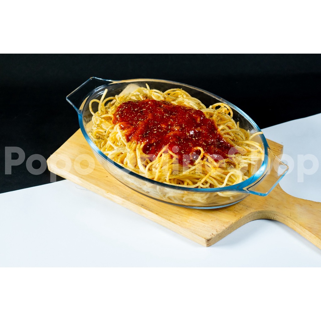 Piring Kaca Oval, Kotak, Persegi Panjang dan Bulat Kualitas Premium