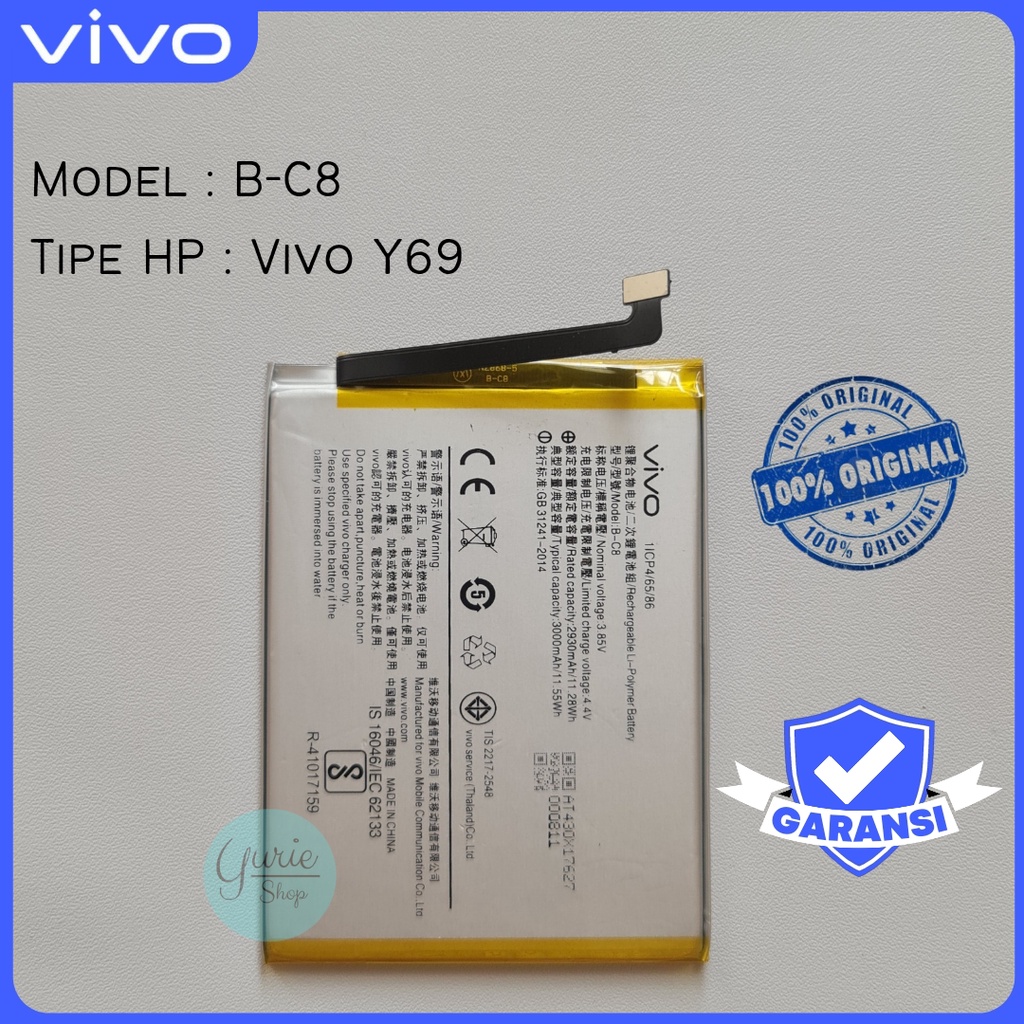 BATERAI BATTERY BATRE VIVO Y69 BC8 B-C8 ORIGINAL