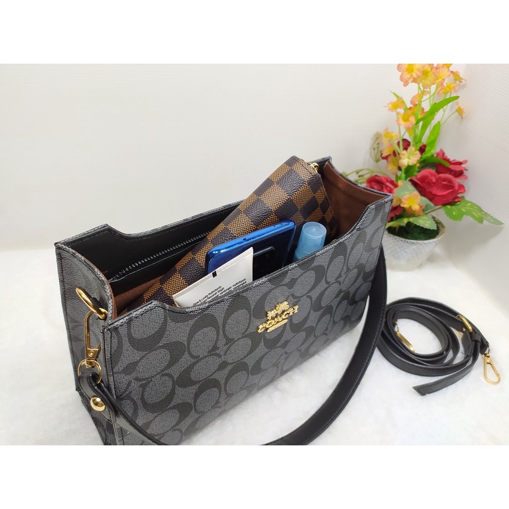 Tas slempang wanita Co*ach Zhafira/ Tas wanita Top Handle Bag semi premium