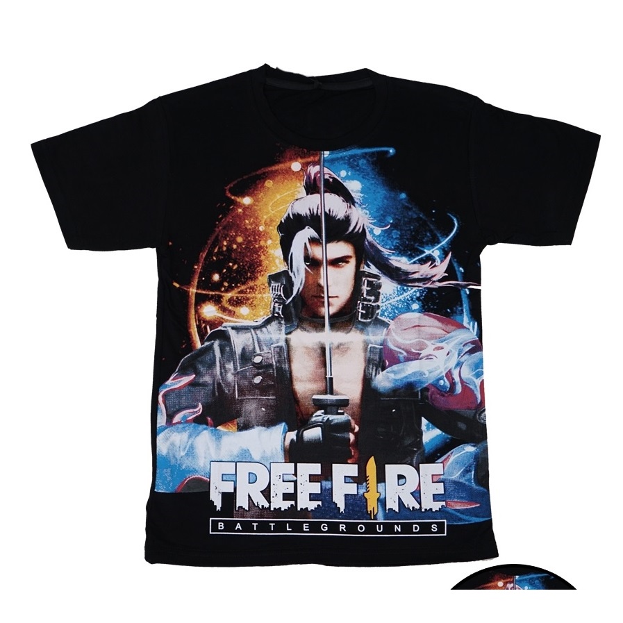 KAOS GAME FREEFIRE | KAOS ANAK | BAJU GAME FF | KAOS OBLONG | ATASAN ANAK