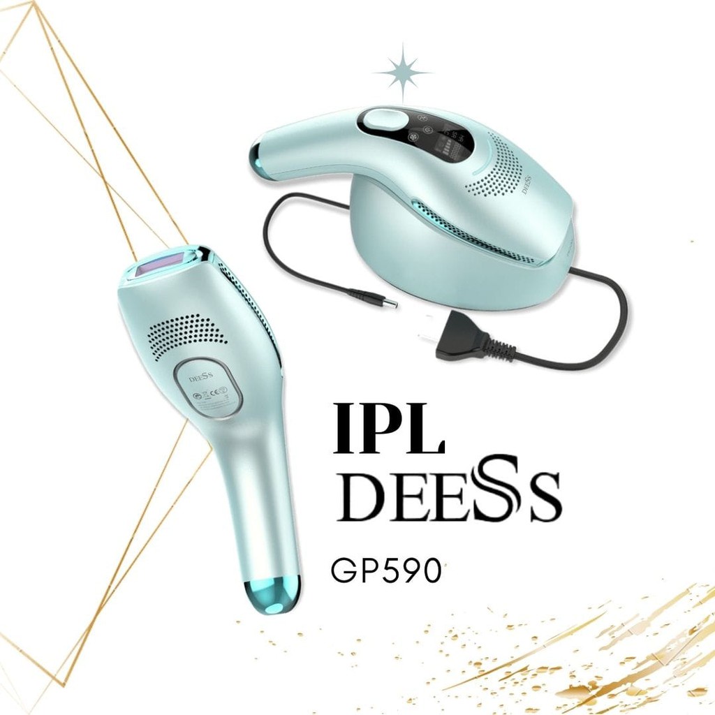 BEAUTY TOOLS IPL DEESS GP590 ICE COLD UNLIMITED SHOOTS HAIR REMOVAL SKIN REJUVE ACNE TREATMENT DESS DEES