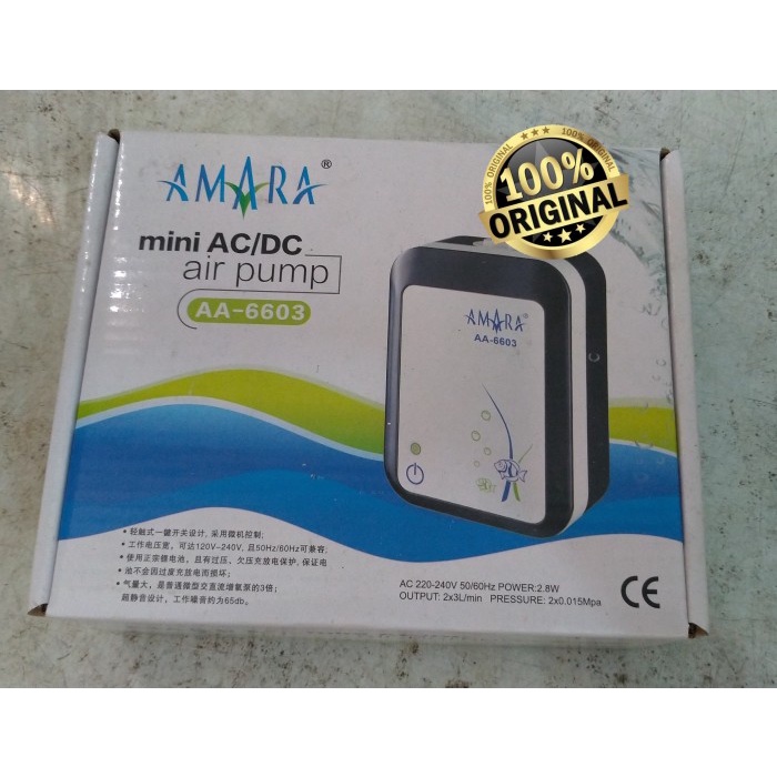 Aerator/Air Pump Ac/Dc Amara Aa6603/Amara Aa-6603/Amara Aa 6603