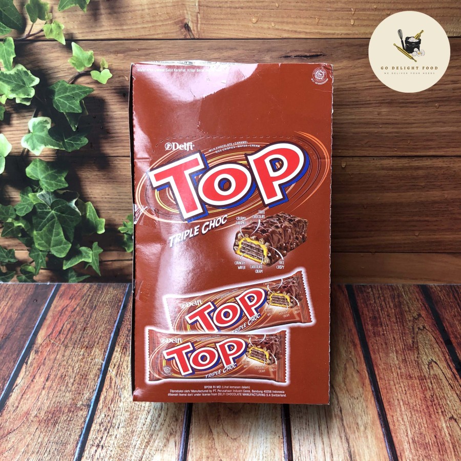 

Top Triple Choc 9G - 1 Box / 24 Pcs (Delfi Brand)