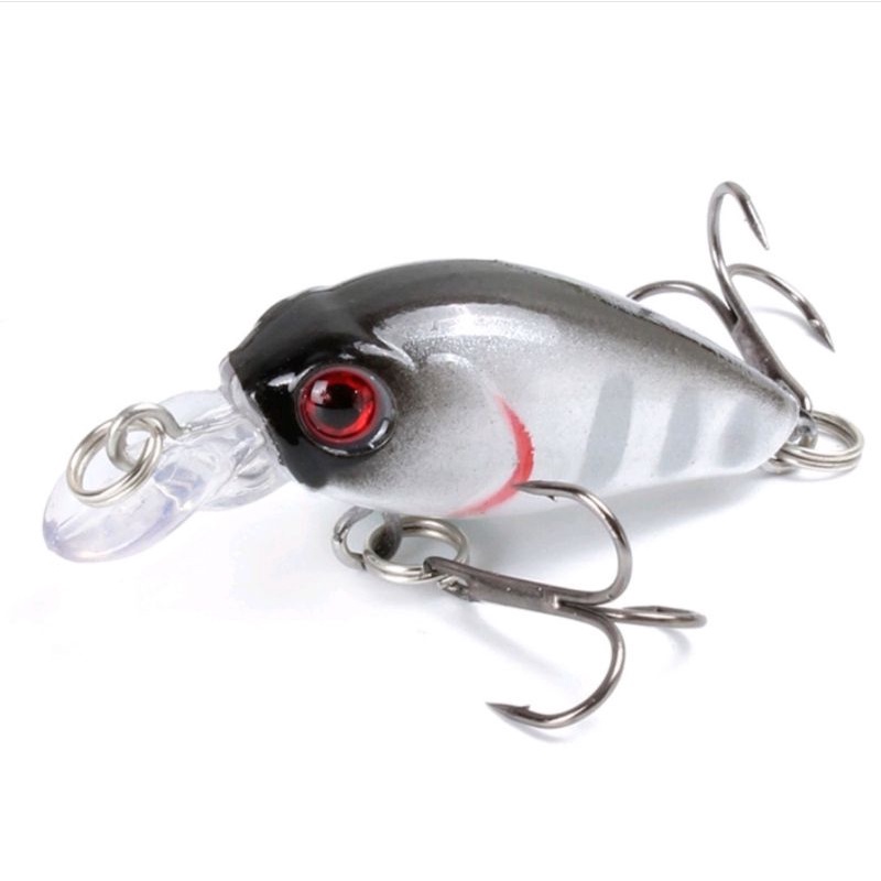 Mini Crankbait 4,5 cm 4,2 gram Umpan casting Ikan Kerapu