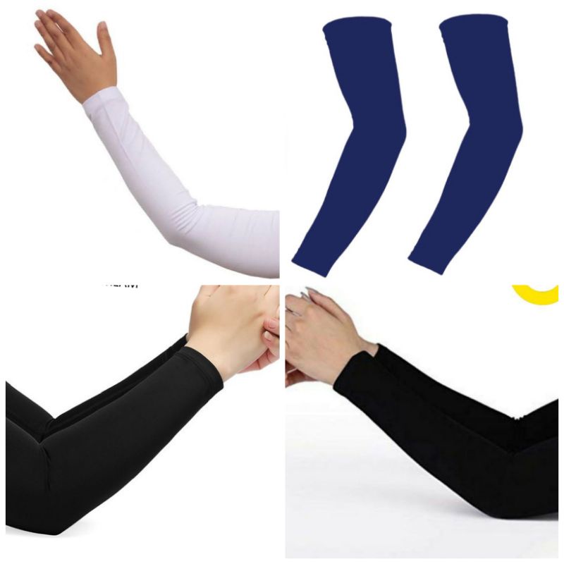 manset tangan sepasang bahan nilon tebal premium / manset selengan nilon/ handsock / Kaos tangan