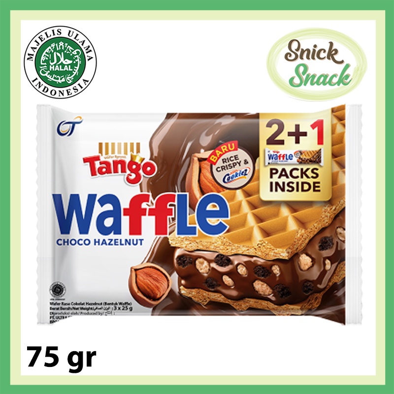 

Tango Waffle Choco Hazelnut 75 gr Wafer Kacang Hazel Coklat