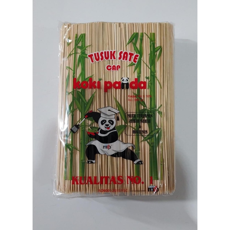 Tusuk sate koki Panda 20 cm / Tusuk bambu
