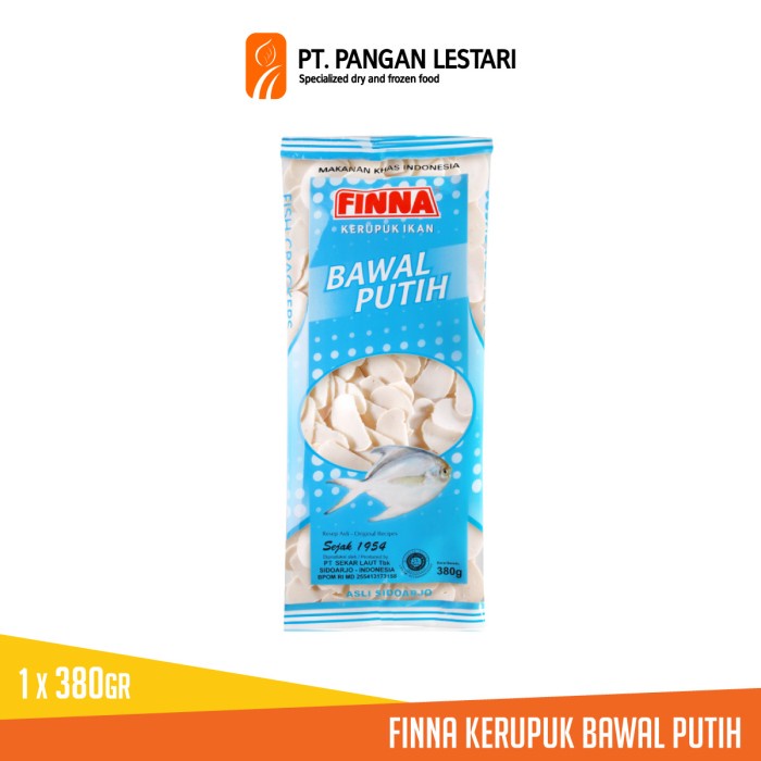 

NEW FINNA Kerupuk Ikan Bawal Putih 380 gr