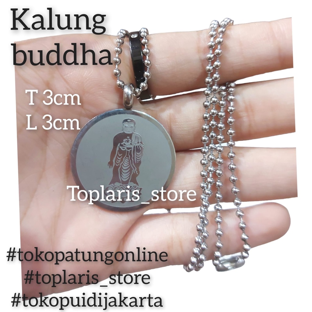 Kalung Liontin Bandul Kalung Buddha Amitofo