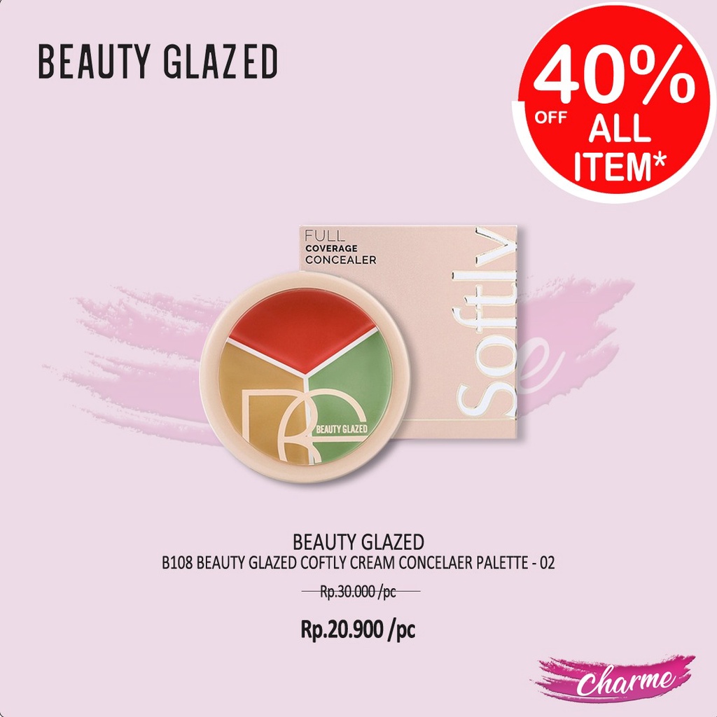 (READY &amp; ORI) Beauty Glazed Softly Cream Concealer Palette B 108 B108